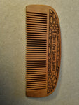 White Oak Beard Comb