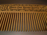 White Oak Beard Comb