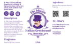 Dr. Mike's Italian Greyhound Shave Stick