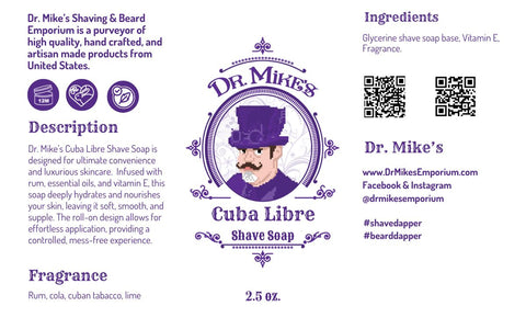 Dr. Mike's Cuba Libre Shave Stick