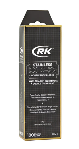 RK Safety Razor Blades - 100 ct