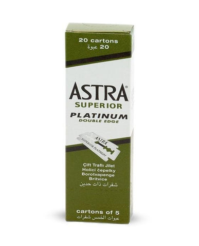 ASTRA Green Safety Razor Blades - 100 ct