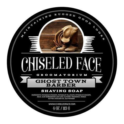 Chiseled Face Ghost Town Barber Shave Soap